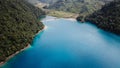 Aerial View: Laguna Brava or Yolnabaj Lake in Guatemala